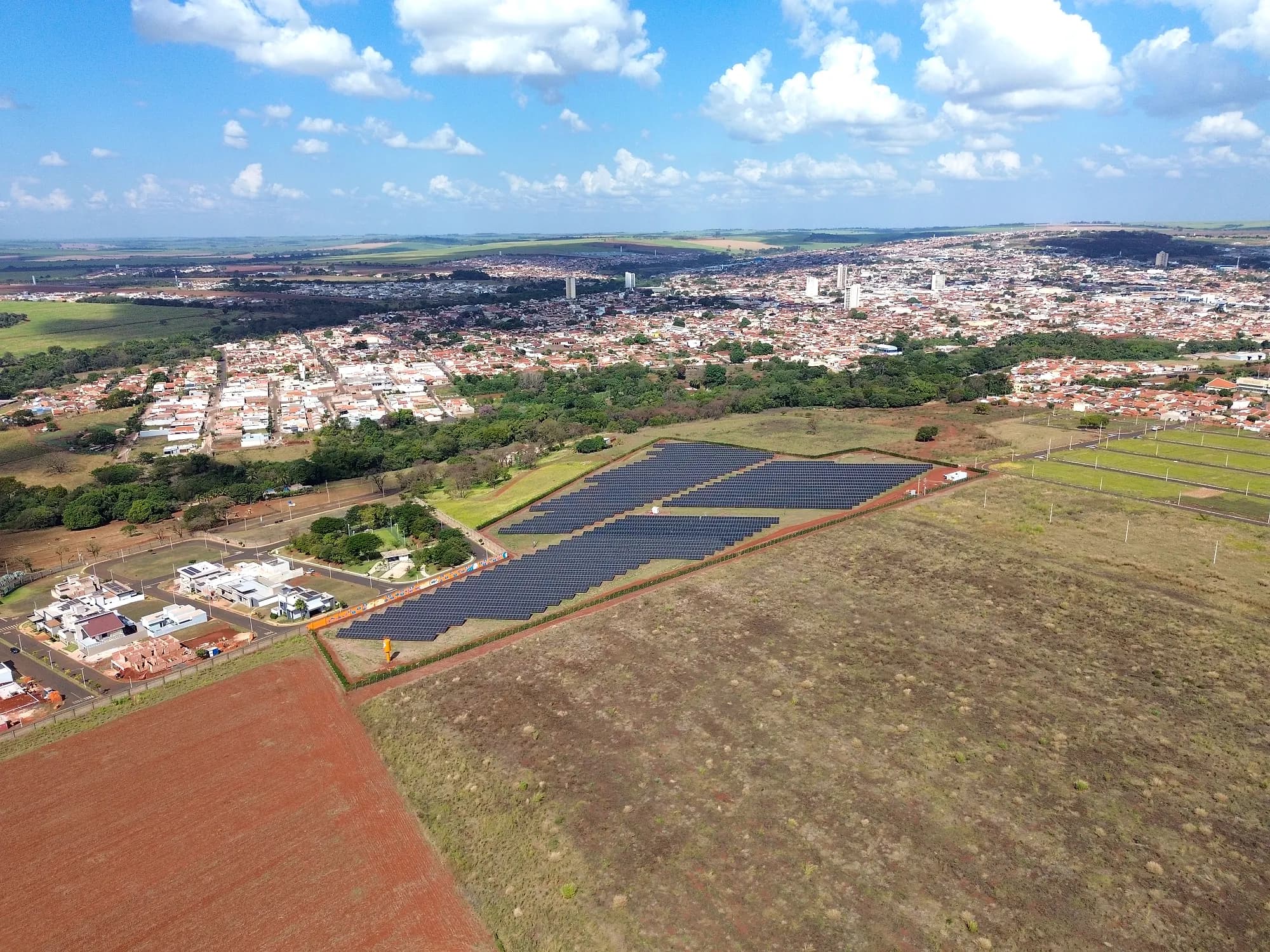 UFV São Joaquim da Barra e a cidade ao fundo